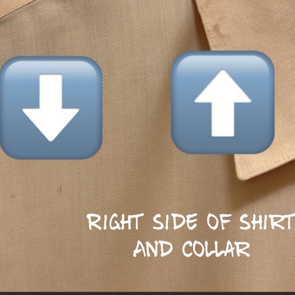 11. Pronto•Uomo Mens Dress Shirt in Light Peach - Picture 9 of 14